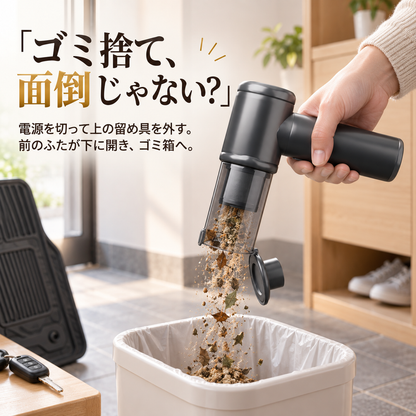 【NO.1獲得】 SHINGAKU SUIRA™ コードレス ハンディクリーナー 20000Pa